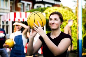 Basketball Connect 4 Corporate Summer Party Ideas Woodlands scaled 1 300x200