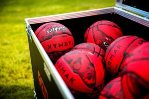 Basketball Connect 4 Party Ideas Red Team Woodlands scaled 1 300x200