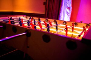 Christmas Party Ideas LED Table Football Arcade Woodlands scaled 1 300x200