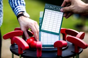 Crazy Golf Hire Clownfish Events Scorecards Fetcham scaled 1 480x320
